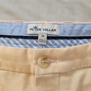 Peter Millar Shorts‎ Mens 38 Orange Golf Seaside Wrightsville Performance Preppy